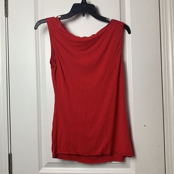 Max Studio Small Red criss cross blouse - Picture 3 of 4